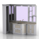 Overall the sink closet model