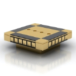 Yellow Table 3d model