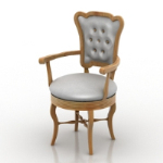 Leather armchair chair