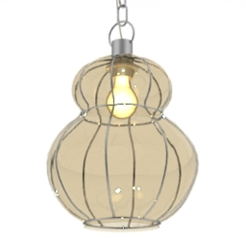 Gourd-shaped chandelier model