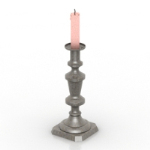European Candlestick 3d model