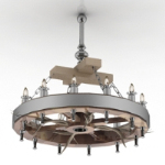 metal chandelier model