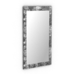 white frame mirror model