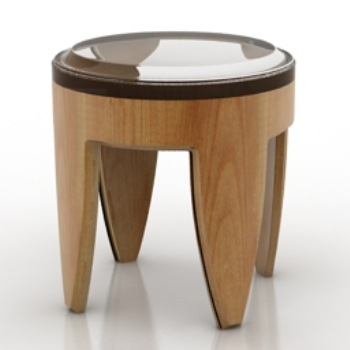 3d model wooden table