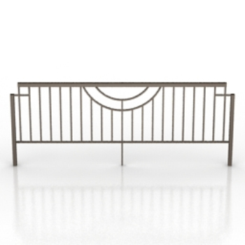 simple iron fence model