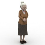 Foreign granny model