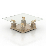 noble glass coffee table