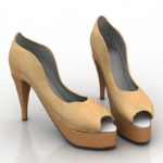 yellow high heels models