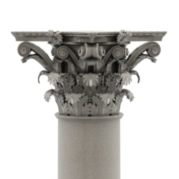 pillars of European architecture model