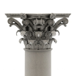 pillars of European architecture model