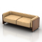 Yellow vintage sofa models