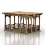 ancient pavilion model