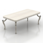European minimalist dining table model