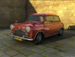 Red foreign classic cars