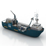 Large ship model