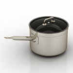 small pot with the model