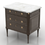 Classical nightstand model