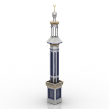 Adoration of the minaret model