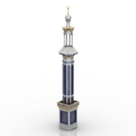 Adoration of the minaret model