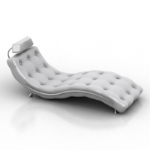 white senior sofa recliner 3d models