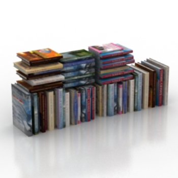 pile of books models