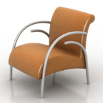 brown armchair model