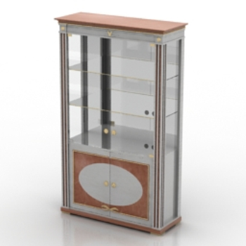 glass showcase model