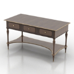 3d classical desk model