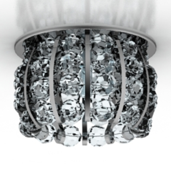 black crystal chandelier cool model