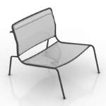 Fishing chair model