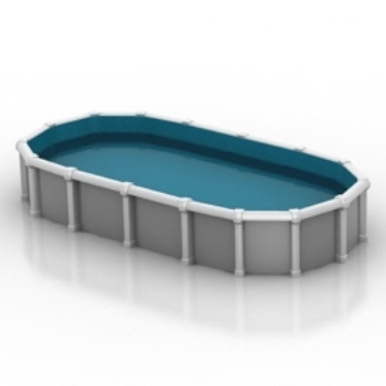 simple model of private swimming pools 