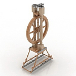 Electric model of hydropower plants