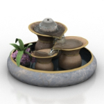 artificial fountain model