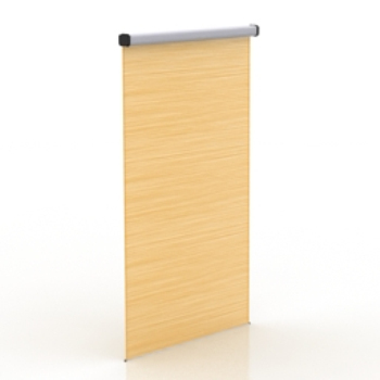 Simple model yellow curtains