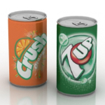 3D models beverage cans