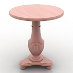Quaint wooden round table model