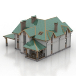 green villa 3D models