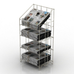 Newspaper reading frame to take 3D models