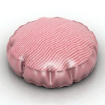 pink round pillow 3D models