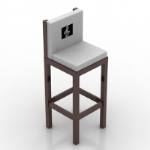 wooden high chair model