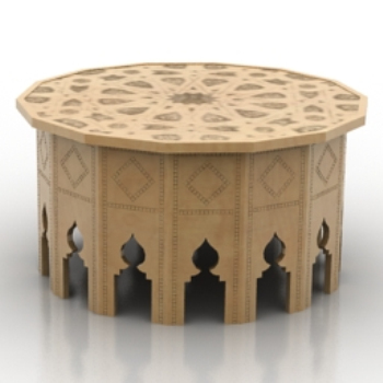 retro-style small chair model