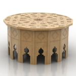 retro-style small chair model