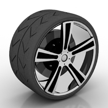 Car tire model