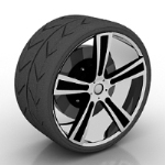 Car tire model