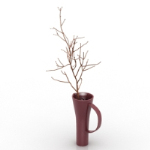 home decor model potted plant model