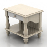 white dresser European model