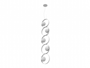 Creative ring chandelier 3d model
