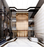 Company business hall 3d models