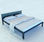 Simple 3d model Bed