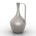 Silver teapot model